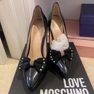 Love Moschino Patent Leather Pumps